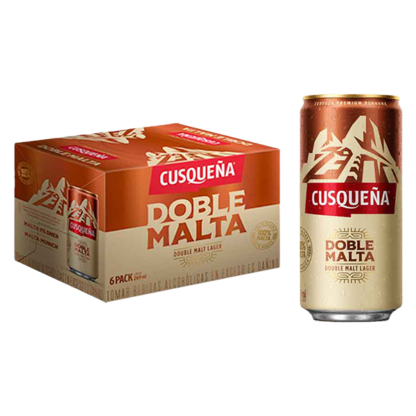 Six Pack Cusqueña Doble Malta Lata 269 ml