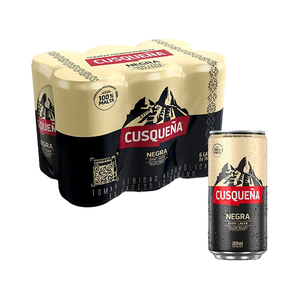 Six Pack Cusqueña Negra Lata 269 ml