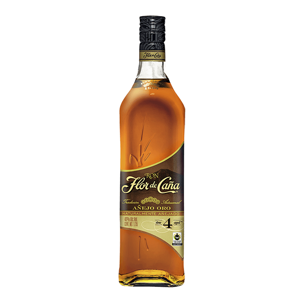 Flor de Caña 4 Años Gran Añejo Botella 750 ml