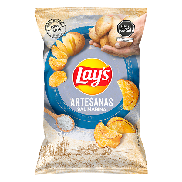 Lays Artesanas Sal Marina 130gr