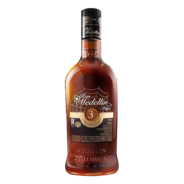 Ron Medellín Añejo 3 Años Botella 750 ml