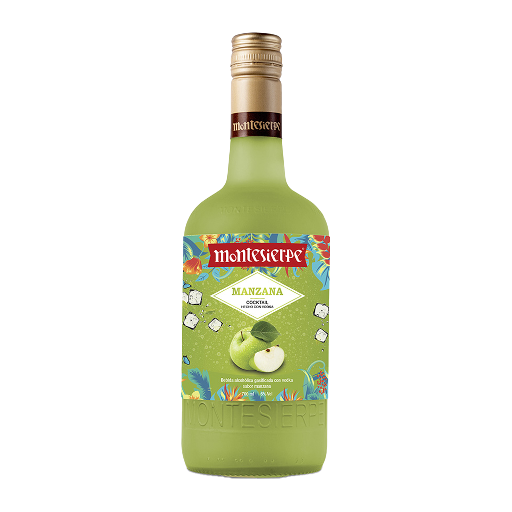 Montesierpe Cocktail Manzana Botella 750 ml