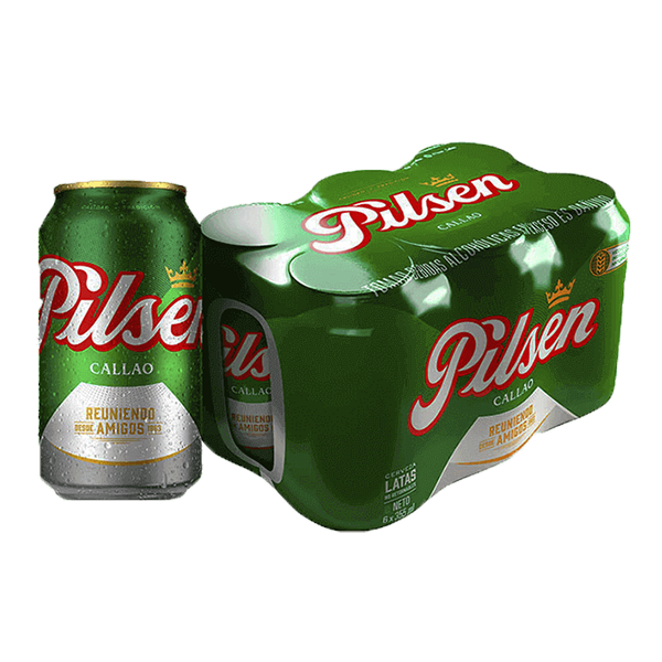 Six Pack Pilsen Callao Lata 355 ml