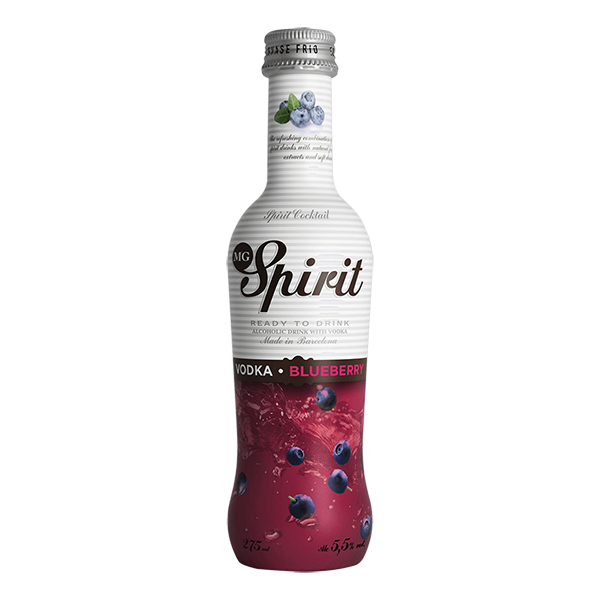 Spirit Vodka Blueberry Botella 275 ml
