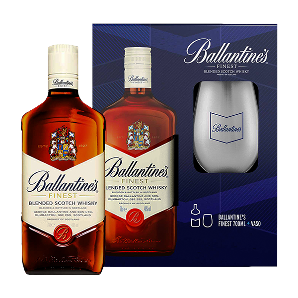 Ballantine´s Finest Botella 700 ml + Vaso