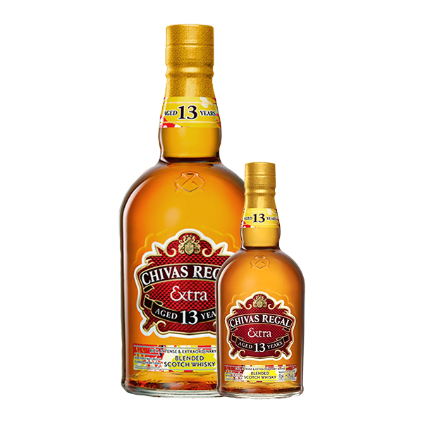Pack Chivas Regal Extra 13 Años Botella 750ml + 200 ml
