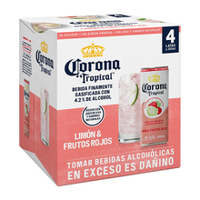 Four Pack Corona Tropical Frutos Rojos Lata 355 ml