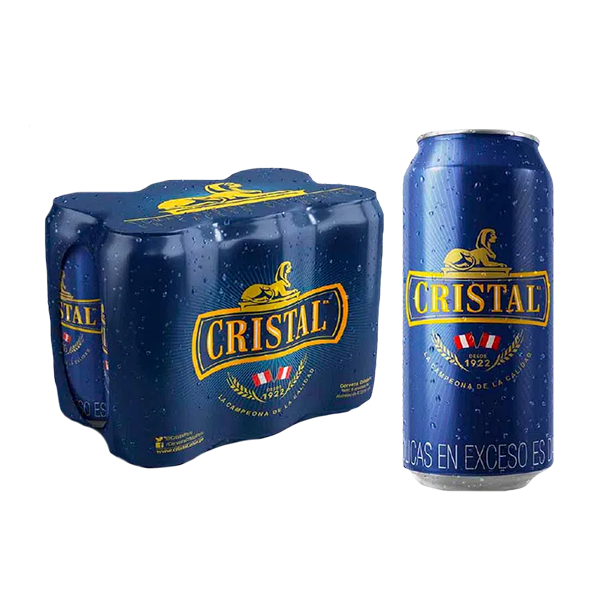 Six Pack Cristal Lata 473 ml