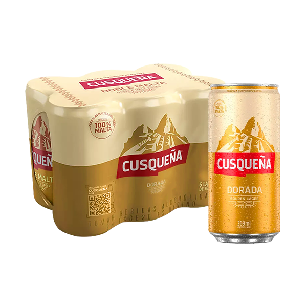 Six Pack Cusqueña Dorada Lata 269 ml
