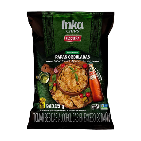 Inka Chips Cusqueña Tomate y Albahaca 115gr