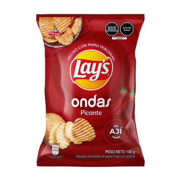 Lays Ondas Picante 140gr