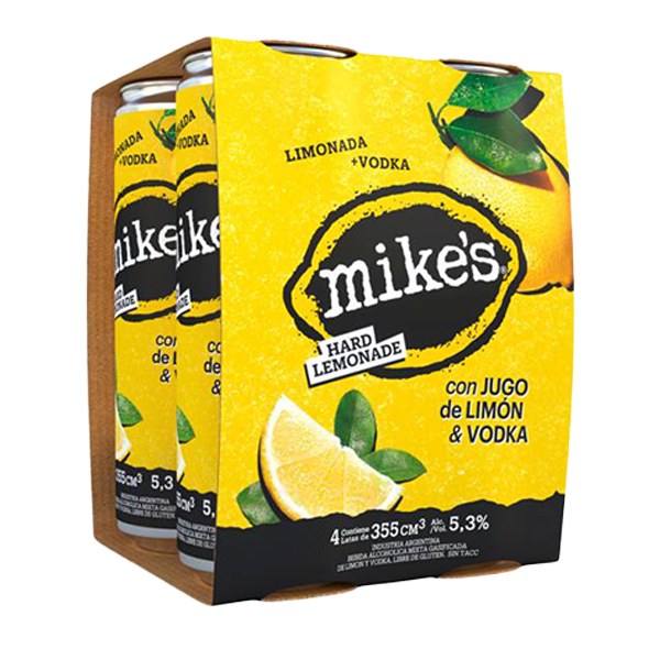 Four Pack Mike´s Hard Lemonade Lata 355 ml