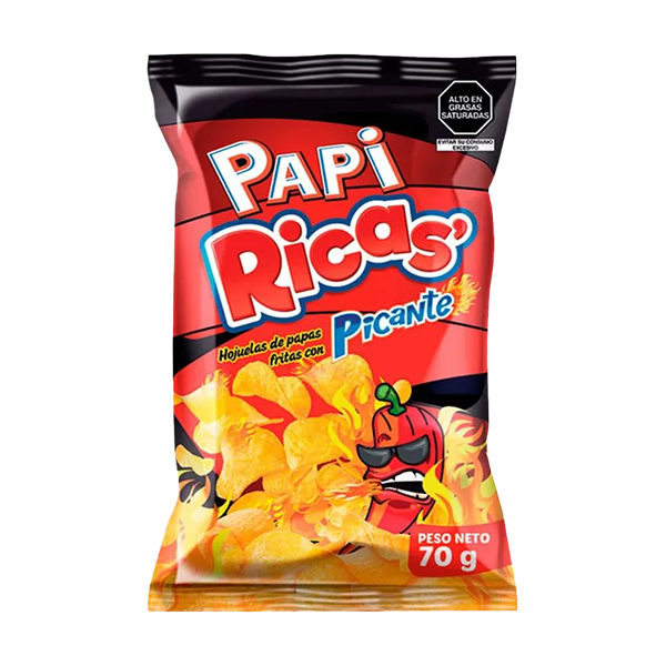 Papi Ricas Picante 70gr