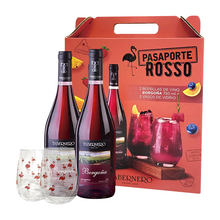 Tabernero Pasaporte Gran Borgoña Botella 750 ml + 2 Vasos