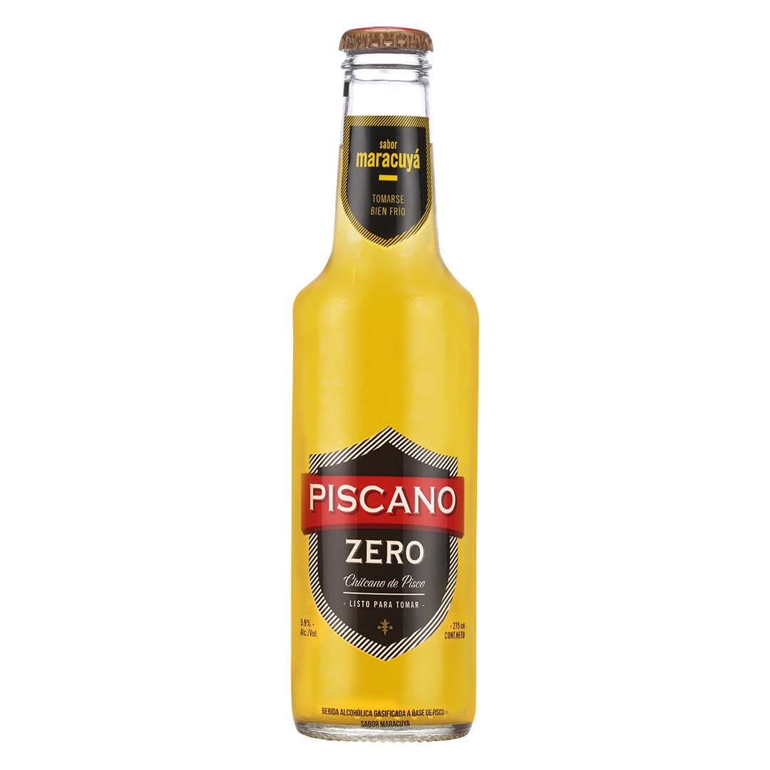 Piscano Zero Maracuyá Botella 275 ml