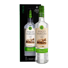 Pack Pisco Vargas Italia Botella 750 ml + Shot